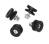 Glewi Motorcycle Tail Top Box Bushing Pad Set, High-Strength Plastic & Steel T-Type 2.7mm Mounting Hardware for Luggage Trunk Bracket Repair(Type 2.7mm)