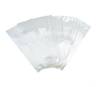 Glewi Mushroom For Spawn Grow Bags 50 PCS Transparent Polypropylene High Temperature Resistant with Air Vent Design for Substrate and Grain Cultivatio