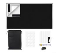 Glewi Portable 100% Blackout Blind,420D Oxford Fabric Full Sunshade Window Blinds,Window Sunshade Curtains,420D Oxford Cloth(150 * 100cm)