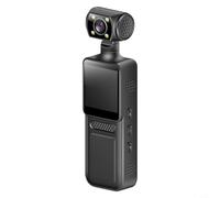 Glewi Portable 4K for Body Worn Camera with Audio, Compact Action Video Recorder with 1.31 Inch Screen and Loop Recording for Sport Activities