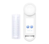 Glewi Portable Magnetic Stirrer Intelligent One-Touch for Water Quality Testing Field Lab Use AA Battery Powered White 50ml
