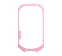 Glewi PP Plastic Semi-wrapped Bike Computer Case for Garmin 1050, Lightweight Protective Shell with Port for Access, Black(Pink)
