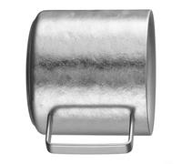 Glewi Pure Coffee Mug,Pure Titanium Double Wall Mug With Handle Textured | 100ml/220ml Options, Lightweight 50g-87g, Heat Insulation, for crystal Texture, For Coffee Tea Home Office Outdoor