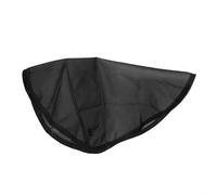 Glewi Rain Net Cover 60cm with Drawstring Cord, Fine Mesh Protection Lid for Water Butt, Black Polyester Garden Storage Guard