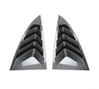 Glewi Rear Vent Louver Covers for Tesla Model 3 2024, ABS Carbon Fiber Style Shutter Trim, Quick Install Exterior Accessories(carbon fiber)