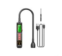 Glewi Rechargeable Halogen Leak Detector for R22 R32 R134a Gas Analysis in AC and Fridge Maintenance Tools Black(charging)