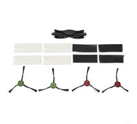 Glewi Replacement Accessory Kit For Lubluelu SG60 SL60D Robot Vacuum Cleaner 4Side Brushes 1Roll Brush 4Filters Effective Cleaning
