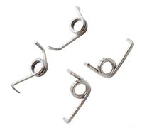 Glewi Reset Spring for Daiwa for Zillion Tatula Reels, 0.8mm Wire Metal Repair Part, Silver Tone, 4 Pack for Coastal SV TW for CT Models(2)