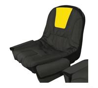 Glewi Ride-On Mower Seat Cover 12.5-14 Inch with Storage(Black-yellow)