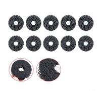 Glewi Rust Removal Discs for Angle Grinder, Paint Stripper Wheels Fiber Abrasive Clean Car Truck Boat for Surface Prep Black Blue Purple(10black)