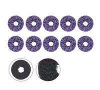 Glewi Rust Removal Discs for Angle Grinder, Paint Stripper Wheels Fiber Abrasive Clean Car Truck Boat for Surface Prep Black Blue Purple(10Purple)