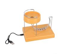 Glewi Science Art Motion Device Desktop Ornament for Classroom Office, Energy Model Showing for Momentum Laws, Decompression Toy for(Yellow)