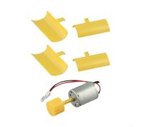 Glewi Small DC Generator, Wind Turbine Kit 1W 8V Output, DIY Physical Power Generation Model for Motor Laboratory and Teaching Experiment