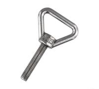 Glewi Stainless Steel 304 Triangular Lifting Eye Bolt M8 for m10 Welded Ring Screw(for for m10*40)