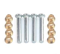 Glewi Stainless Steel Door Hinge Repair Kit for Navara 1997-2005, Robust Fix for Smooth Silent Operation, Easy Install, 12.5x8x1.5cm