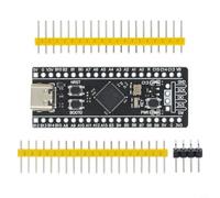 Glewi STM32F401CCU6 411CEU6 Development Board 32F4 Core Small System with 25MHz for Crystal and MicroPython Support for Learning Black(STM32F401)
