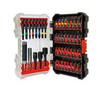 Glewi Strong Magnetic Screwdriver Kit With 45 Precision Bits And Compact Storage Case Featuring Sliding Lock For Organized Workspace