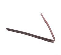 Glewi Under Door Sweep Weather Stripping Soundproof Rubber Seal Strip For 0-18mm Gaps Blocks Draft Dust Bugs Easy Install Brown White Gray(Brown)
