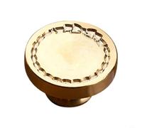 Glewi Vintage Frame Wax Seal Stamp Head, Copper Metal Die for Envelopes, Wedding Invitations & DIY Crafts, Removable Classic Design(E)