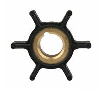 Glewi Water Impeller 389576 for Johnson for Evinrude Outboard 4HP 5HP 6HP 8HP 2-Stroke 4-Stroke Black Rubber Replacement Part