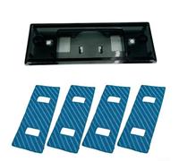 Glewi Water Tank And Mop Cloth Kit For National NH-VS1415/NH-VS1415 Red,Washable ABS Replacement Part With 4 Microfiber Cloths