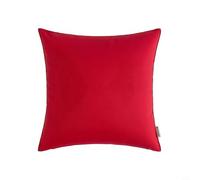 Glewi Waterproof Pillow Cover 45x45cm Bright Red, Invisible Zipper Outdoor Garden Sofa Cushion Protector for Patio Balcony Living Room Decor(bright red)
