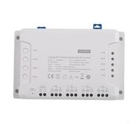Glewi WiFi for Smart Light Switch Module 4CH R3 PRO Wireless Control Compatible with for Alexa Home RF 433MHz DIN Rail White