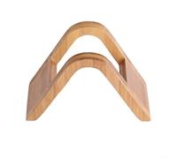 Glewi Wooden Coffee Filter Holder for Drip & Pour Over Brewing, Elegant Paper Storage Organizer to Keep Countertops Tidy and Clutter Free(Bam)