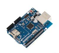 GlewiEthernet Shield W5100 for Arduino R3 for MEGA 2560, Built-in for SD Slot TCP/UDP Stack, Plug-and-Play Network Module for IoT Projects