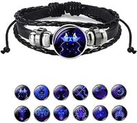 Gleym Bracelet,Manifestation Bracelet,Zodiac Signs Spirit Bracelet,Adjustable Zodiac Constellation Universe Spirit Bracelet,Spirilet Bracelet Zodiac Manifestatio,Jewelry Gifts for Unisex (Gemini)