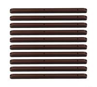 GLFLOW 10Pcs Plastic Drawer Slides, 180Mm 235Mm 298Mm Draw Runners Replacement For Kitchen Cabinet Furniture Repair(Brown-298mm)