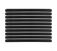 GLFLOW 10Pcs Plastic Drawer Slides, 180Mm 235Mm 298Mm Draw Runners Replacement For Kitchen Cabinet Furniture Repair(Black-298mm)