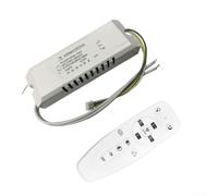 GLFLOW 2.4G RF Wireless LED Driver with Remote Control and AC85-265V Input, for 12W-60W LED Panel and Ceiling Light Installations(36-50W)