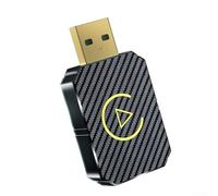 GLFLOW 2-in-1 Wireless Adapter For Carplay And for ANDROID Auto, And Play USB Dongle For Compatible Cars With Wired System, Black