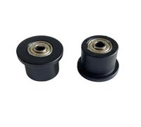 GLFLOW 2 Pack Rowing Machine Bearing, Metal and Plastic Pulley Accessory for Rowing Devices and Abdominal Machines Inner Diameter 8mm(A 4PCS)