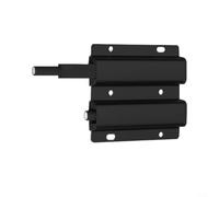 GLFLOW 2PCS Magnetic Door Catch Push To Open Latch Metal And ABS Construction, Tool-Free Mounting For Kitchen Furniture(Black)