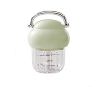 GLFLOW 350ML Electric Garlic Chopper, Rechargeable Veggie Grinder For Chili Fruit Meat, Detachable USB Kitchen Tool(Green)