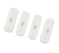 GLFLOW 4-Pack for TUYA Smart Temperature And Humidity Sensor, Wireless Indoor Thermometer Hygrometer With CSV Export