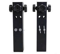 GLFLOW 4 Pcs Adjustable Table Leg Extenders Height Raising Risers for Folding Tables Desks Cabinets Levels Lift Stable Non-Slip Design