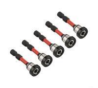 GLFLOW 50Mm Cross Head Positioning Screwdriver Bits, 5 Pcs Magnetic Drill Bit Set With 1/4 Inch Hex Shank For Plasterboard And Drywall Screwing