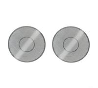 GLFLOW 62Mm Stainless Steel Coffee Filter Disc For Hario for V60 Pressure Coffee Maker, Reusable Fine Mesh, Easy To Clean, Silver(2)