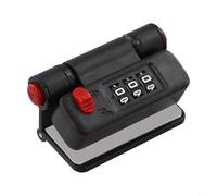 GLFLOW ABS Double Button Safety Lock For Fridge, Oven And Cupboard, Multi-Function Drawer Password Lock, Easy Install, Black