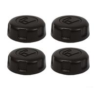 GLFLOW Black Plastic Fuel Tank Cap 07-025 For Honda 17620-ZL8-003/17620-ZL8-023 Lawn & Garden Equipment Engine, Leak-Proof Seal, 4 Pieces