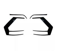 GLFLOW Black Rear Bumper Lip Spoiler And Taillight Trim, Compatible With for GOLF 7 MK7 2012-2015, Plastic Car Exterior Mouldings