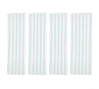 GLFLOW Compatible Mop Cover For Leifheit for PROFI XL Cotton Plus, 47Cm Microfiber Replacement Head, High Absorption Cleaning Cloth For Window & Floor Wipers, Turquoise(4 PACK)