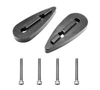 GLFLOW Cycling Handlebar Extension, For TT Handlebar Spacers For Aero Bars, 7075 Aluminum Alloy, 5/10/20/40mm Pair With Bolts For Cycling Comfort(5mm)