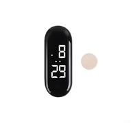 GLFLOW Digital Clock Touch Screen Display With Night Light For Electric Scooter, Bike, for ATV, Round Black(Ellipse)