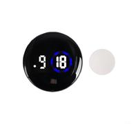 GLFLOW Digital Clock Touch Screen Display With Night Light For Electric Scooter, Bike, for ATV, Round Black(Circular)