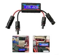 GLFLOW Digital Power Meter, 150A With Backlight For Model Airplane Solar System Current Analysis(200A)