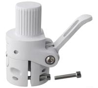 GLFLOW Electric Scooter Folding Base Replacement Compatible With M365/Pro/Pro 2/1S Models Aluminum Grey White(White)